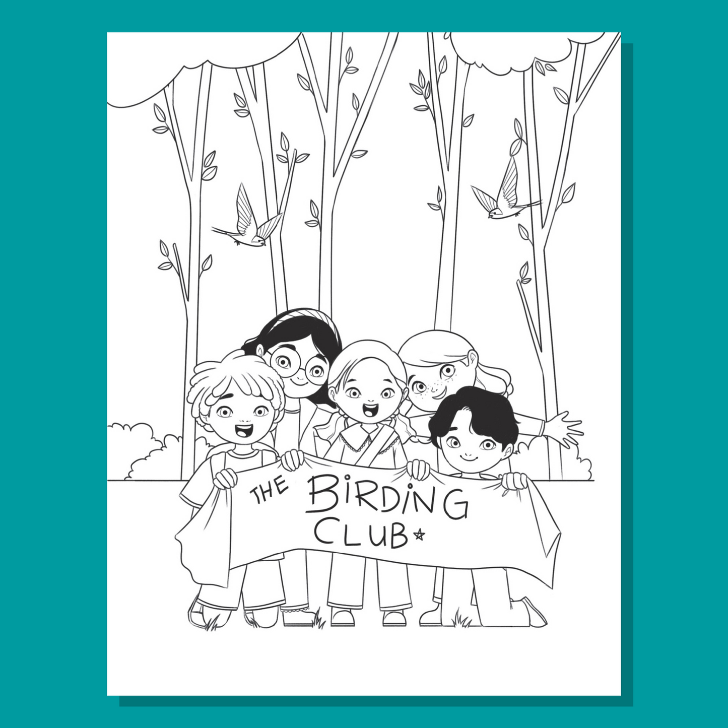 Melusine & Birding Pals: Coloring & Activity Book