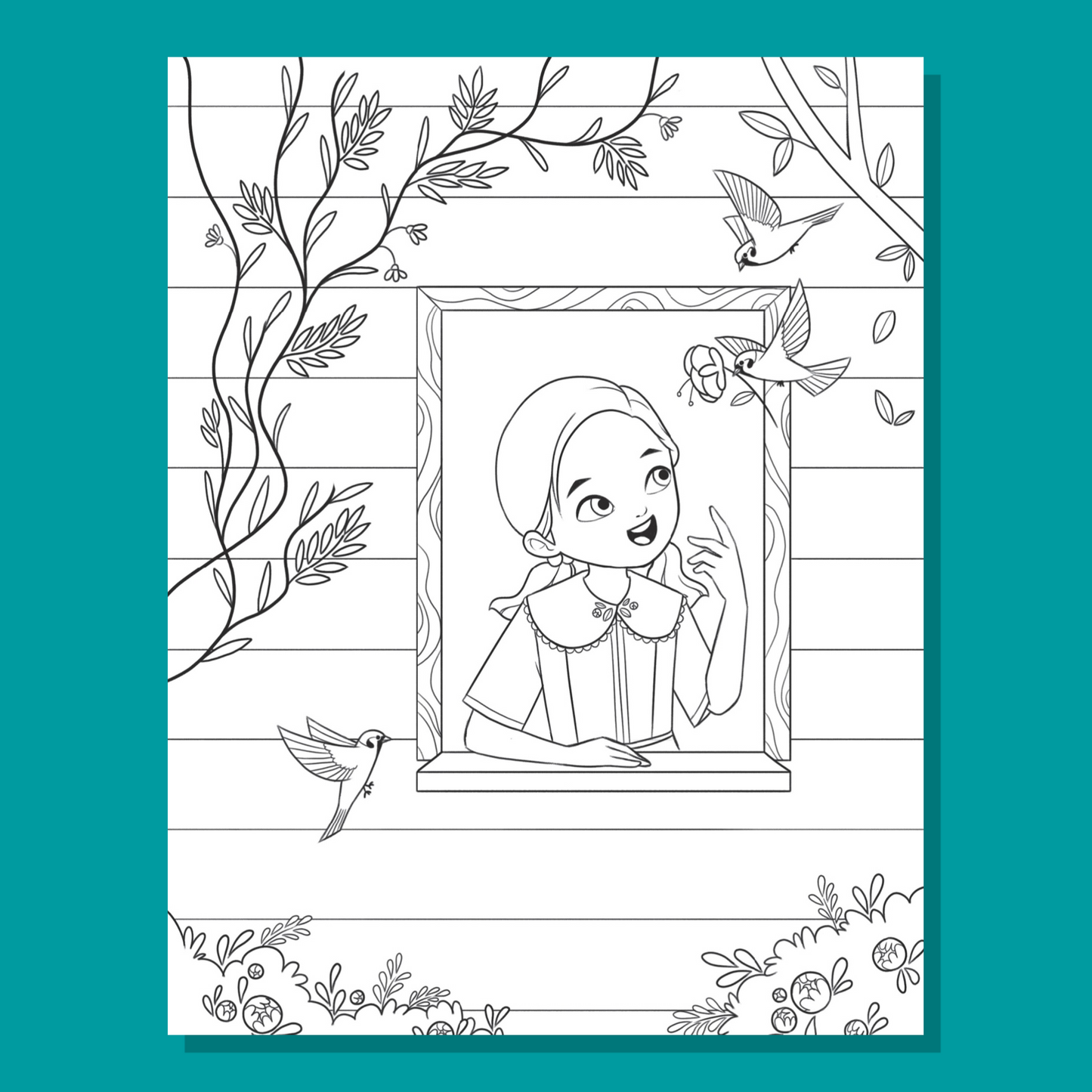 Melusine & Birding Pals: Coloring & Activity Book