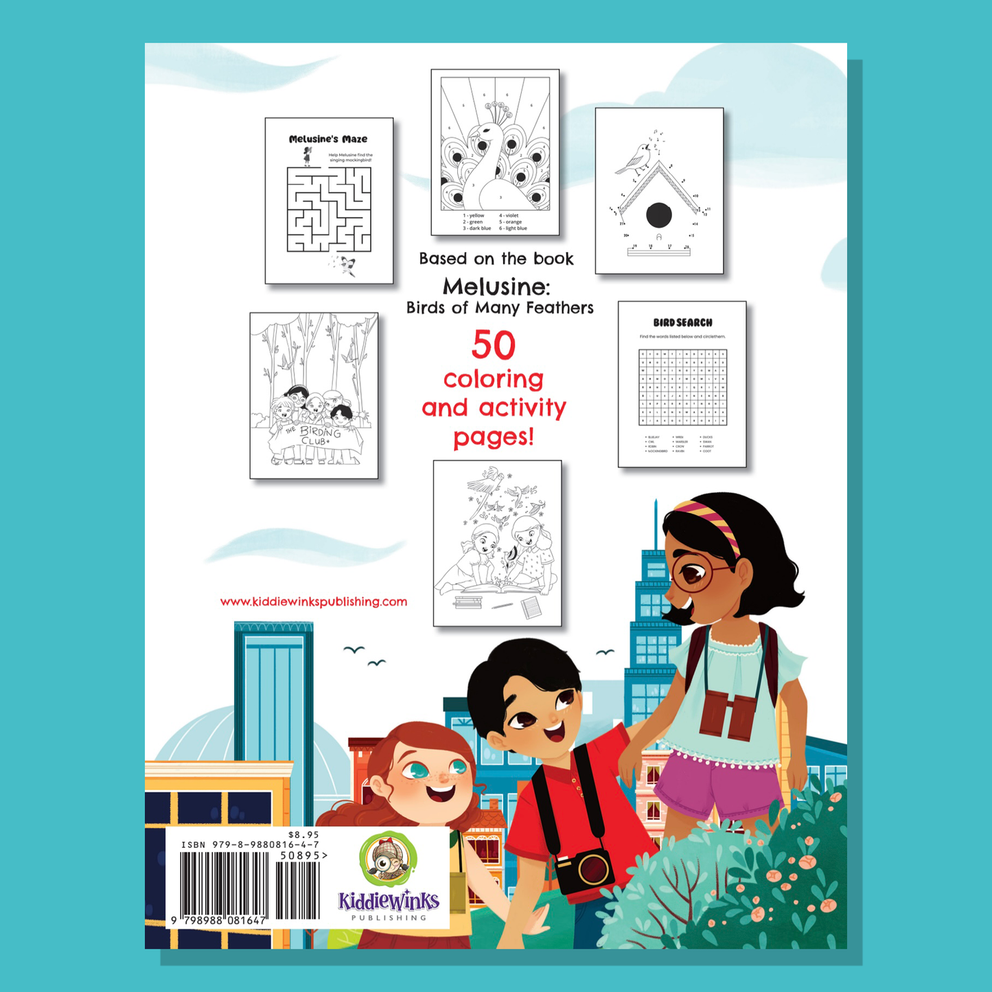 Melusine & Birding Pals: Coloring & Activity Book